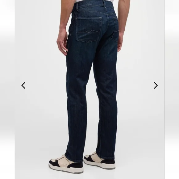 NWOT, 7 For All Mankind Slimmy Navy Blue Jeans Sz 31